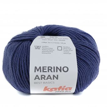 Merino Aran  58 niebieski