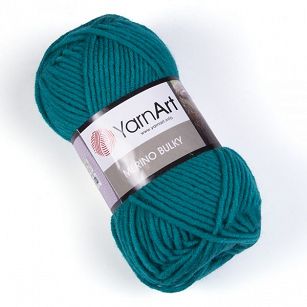 Włóczka YarnArt Merino Bulky 11448 - ciemny turkus