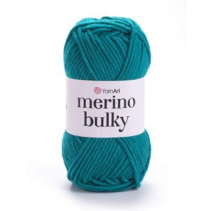 Włóczka YarnArt Merino Bulky 11448 - ciemny turkus