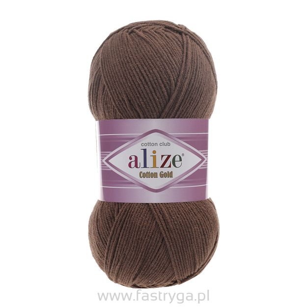 Włóczka Alize Cotton Gold  493 brązowy