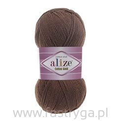 Włóczka Alize Cotton Gold  493 brązowy