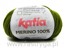 Katia Merino 100% 88 - włóczka zielona