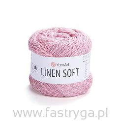 Włóczka Yarnart Linen Soft 7322 róż
