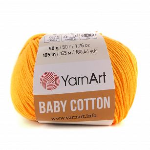 Włóczka Baby Cotton 425 pomarańczowy