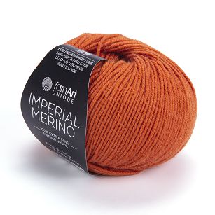 włóczka Imperial Merino kolor 3313 marchewka