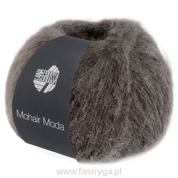 Mohair Moda 015 ciemny popiel
