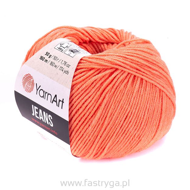 Włóczka  Jeans 23 brzoskwiniowy