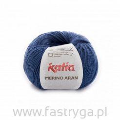 Merino Aran  57 ciemno niebieski