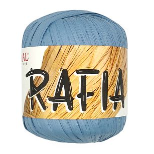 Włóczka Rafia niebieska 990