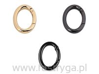 Karabińczyk owalny  19/29 mm - 3