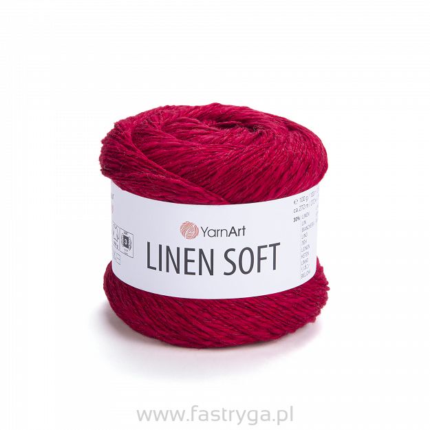 Włóczka Yarnart Linen Soft 7323 malina