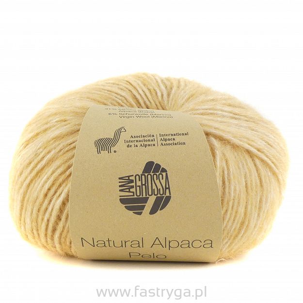 Włóczka Natural Alpaca Pelo  kolor 009