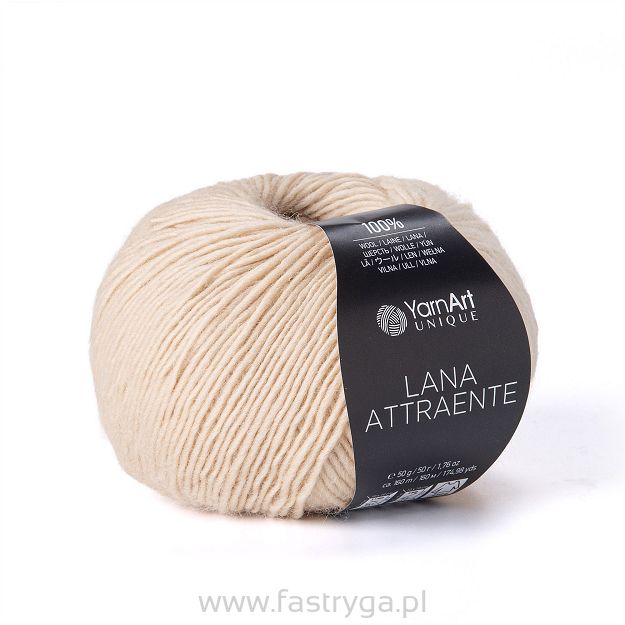włóczka Lana Attraente kolor 6603 jasny beż