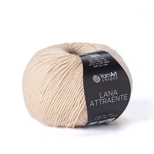 włóczka Lana Attraente kolor 6603 jasny beż