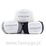 Włóczka Alpacolor kolor 003 antracyt - 3