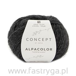 Włóczka Alpacolor kolor 003 antracyt