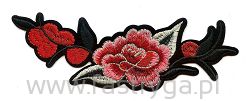 Naszywka na ubrania Kwiaty haftowane