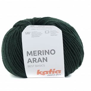 Merino Aran  66 ciemny zielony