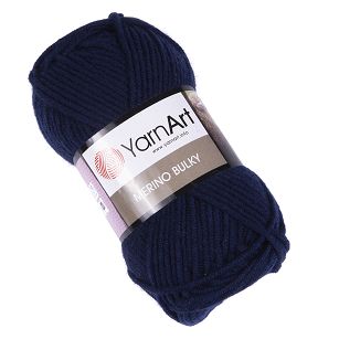 Włóczka YarnArt Merino Bulky 583 - ciemny granat