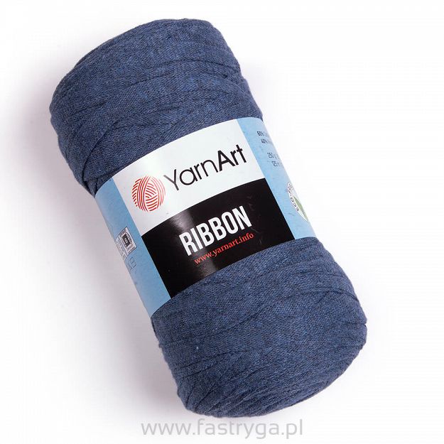 Włóczka tasiemkowa Ribbon kolor 761 denim