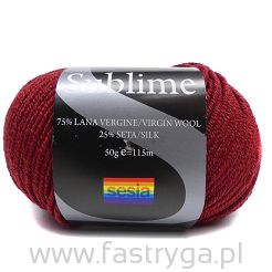 wełna z jedwabiem Sublime 3194 kolor ceglasty