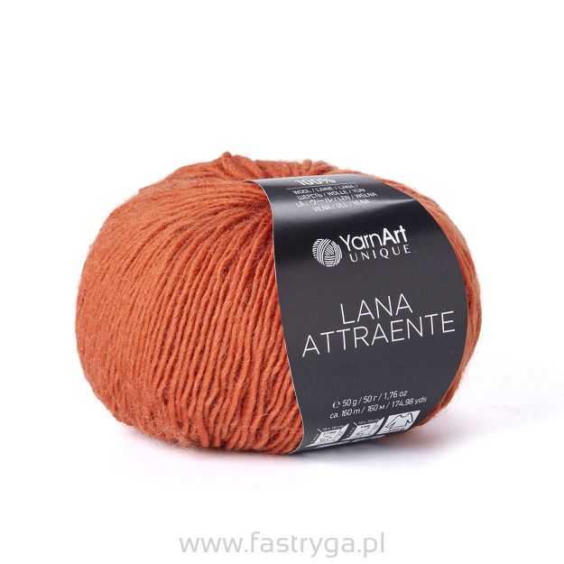 włóczka Lana Attraente kolor 6620 rudy
