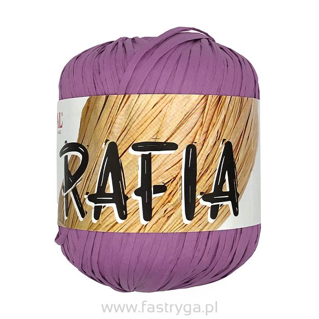 Włóczka Rafia fioletowa 988