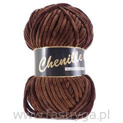 Chenille  110 brąz ciemny