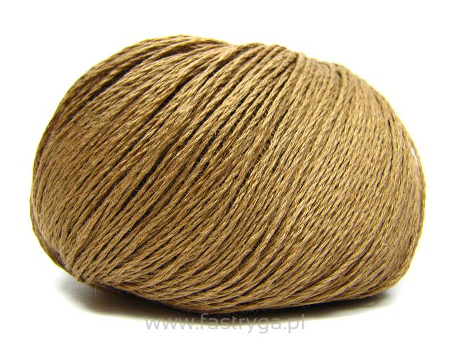 Włóczka Lino 100% kolor 24 beż camel