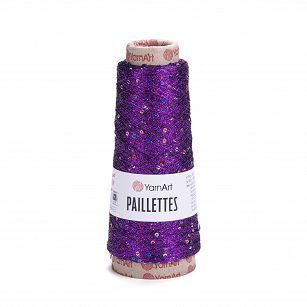 Włóczka z cekinami Paillettes 8009 fiolet