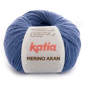 Merino Aran  45 niebieski