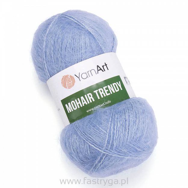 YarnArt Mohair Trendy 107 - błękit