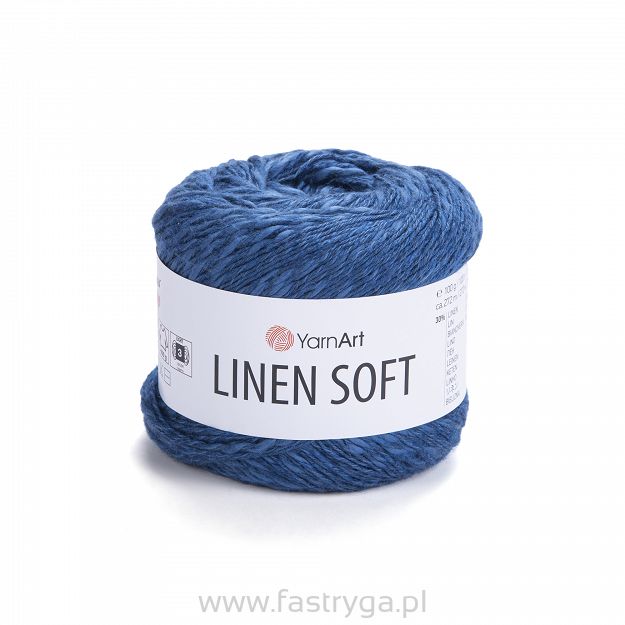 Włóczka Yarnart Linen Soft 7317 granat