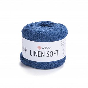 Włóczka Yarnart Linen Soft 7317 granat