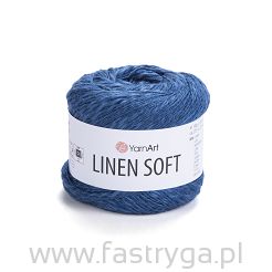 Włóczka Yarnart Linen Soft 7317 granat