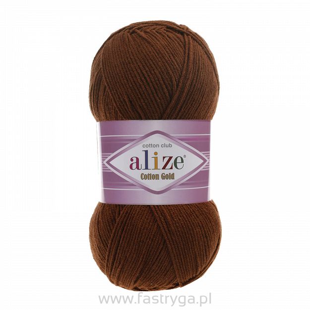 Włóczka Alize Cotton Gold  690 brązowy