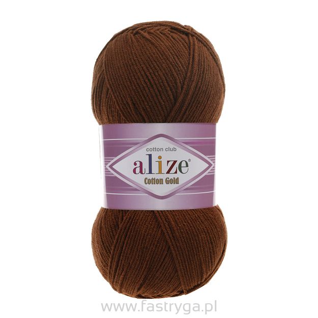 Włóczka Alize Cotton Gold  690 brązowy