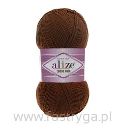 Włóczka Alize Cotton Gold  690 brązowy