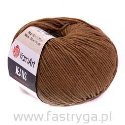 Włóczka YarnArt Jeans 40 brąz