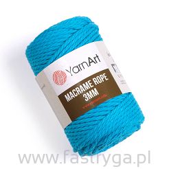 Macrame Rope 3 mm. 763 turkus