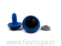 Oczka do maskotek  kolor niebieski 10 mm