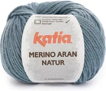 Merino Aran Natur jeans 307