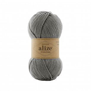 włóczka Wooltime kolor 21 popiel- 75% wełny