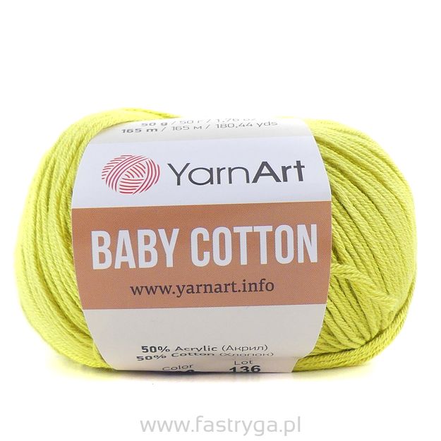 Włóczka Baby Cotton 436 avokado