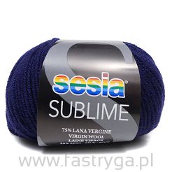 wełna z jedwabiem Sublime 0296 kolor granatowy