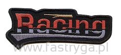 Aplikacja na ubrania napis Racing