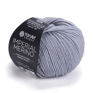 włóczka Imperial Merino kolor 3337 popiel