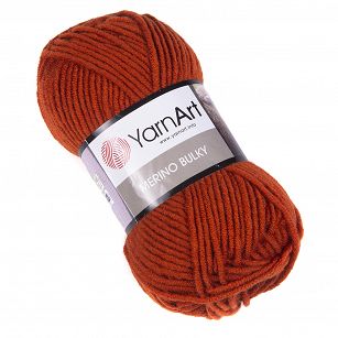 Włóczka YarnArt Merino Bulky 3027 - rudy