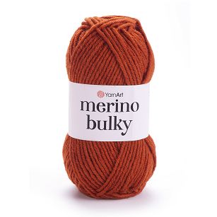 Włóczka YarnArt Merino Bulky 3027 - rudy
