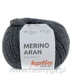 Merino Aran  14 ciemny szary - 2